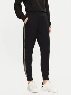 Guess Spodnie dresowe W5RB00 KBYE2 Czarny Regular Fit - Spodnie sportowe damskie - miniaturka - grafika 1