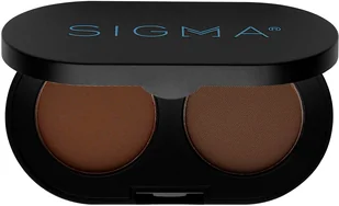 Sigma Makijaż brwi Color + Shape Brow Powder Duo Dark - Akcesoria i kosmetyki do stylizacji brwi - miniaturka - grafika 2