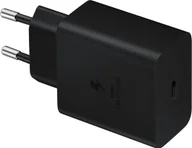 Ładowarki do telefonów - SAMSUNG ŁADOWARKA SIECIOWA TYP-C PD EP-T4511 45W CZARNY 3A + KABEL TYP-C - TYP-C - UK connector - miniaturka - grafika 1