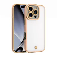 Etui i futerały do telefonów - Nakładka Silky Gold do iPhone 14 różowy - miniaturka - grafika 1