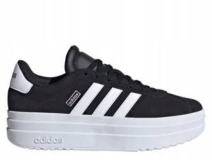 Buty Damskie Adidas VL Court Bold IH4777 Trampki Czarne Na Platformie - Trampki damskie - miniaturka - grafika 1