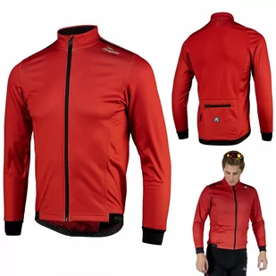 Rogelli, Kurtka męska, PESARO 2.0, czerwony, rozmiar 2XL - Kurtki rowerowe - miniaturka - grafika 1