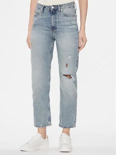 Tommy Hilfiger Jeansy Classic WW0WW40632 Niebieski Straight Fit - Spodnie damskie - miniaturka - grafika 1