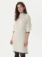 Sukienki - ONLY Sukienka dzianinowa Chick Stitch 15366020 Beżowy Loose Fit - miniaturka - grafika 1