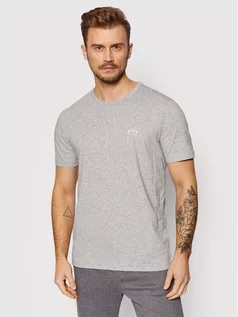 Koszulki męskie - Hugo Boss T-Shirt Tee Curved 50412363 Szary Regular Fit - grafika 1