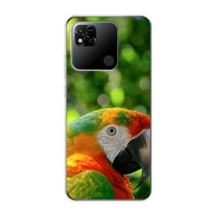 Pokrowiec König Design kompatybilny z Xiaomi Redmi 10A - plastikowe, miękkie etui na telefon komórkowy - papuga - Etui i futerały do telefonów - miniaturka - grafika 1