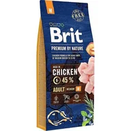 Sucha karma dla psów - Brit Premium by Nature Adult Medium M 15 kg - miniaturka - grafika 1