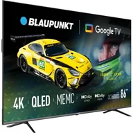 Telewizory - BLAUPUNKT 86QCG6000S 86" QLED 4K Google TV Dolby Atmos Dolby Vision - miniaturka - grafika 1