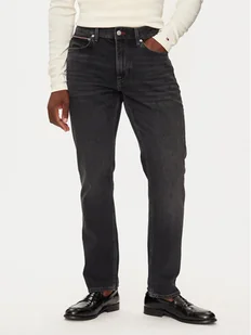 Tommy Hilfiger Jeansy MW0MW36676 Czarny Regular Fit - Spodnie męskie - miniaturka - grafika 1