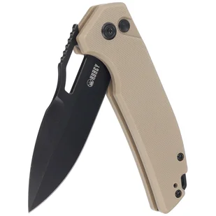 Nóż składany Kubey Knife RDF Tan G10, Blackwash AUS-10 by HYDRA Design (KU316F) - Noże - miniaturka - grafika 4