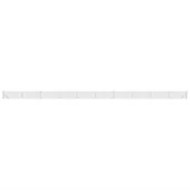 Ogrodzenia - Ogrodzenie z siatki, ze stopami słupków, srebrne, 0,8x25 m Lumarko! - miniaturka - grafika 1