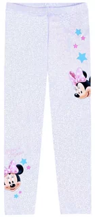 Spodnie i spodenki dla dziewczynek - Disney Myszka Minnie Legginsy/Getry Holograficzne - grafika 1