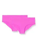 Majtki damskie - PUMA Damskie bezszwowe majtki hipster stringi (2 sztuki), Głęboka orchidea, S - miniaturka - grafika 1