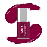 Lakiery hybrydowe - Semilac Lakier hybrydowy One Step Glossy, S775 Plum White - miniaturka - grafika 1