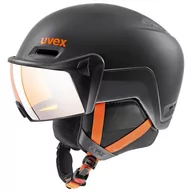 Kaski narciarskie - Uvex hlmt 700 Visor Kask, dark slate orange mat 59-61cm 2020 Kaski narciarskie S5662376007 - miniaturka - grafika 1