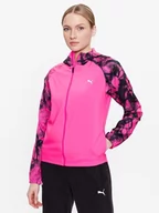 Kurtki i kamizelki sportowe damskie - Puma Kurtka do biegania Run Aop 523390 Różowy Regular Fit - miniaturka - grafika 1