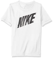 Koszulki i topy damskie - Nike Unisex Dzieci B Nk Dry Top Ss T-shirt biały/czarny XS - miniaturka - grafika 1