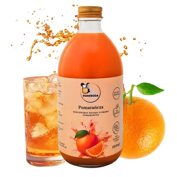 Syrop HomeSoda o smaku Pomarańczy koncentrat do saturatora sodastream