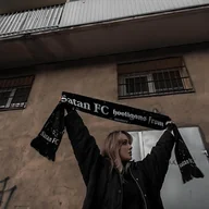 Apaszki i szaliki damskie - Szalik Holy Blvk XXL Satan FC - miniaturka - grafika 1