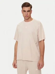 adidas T-Shirt ALL SZN 3-Stripes IR5198 Różowy Regular Fit - Koszulki męskie - miniaturka - grafika 1