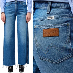 Wrangler WORLD WIDE Shallows LUŹNE DAMSKIE SPODNIE JEANSOWE RELAXED W28 L32 - Spodnie damskie - miniaturka - grafika 1