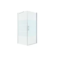Kabiny prysznicowe - Kabina prysznicowa 90 x 90 cm Remix Sensea - miniaturka - grafika 1