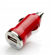 Ładowarki samochodowe - Mała Ładowarka Samochodowa Usb Czerwona - miniaturka - grafika 1