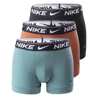 Majtki męskie - Męskie Bokserki NIKE TRUNK 3PK 0000KE1256F27 – Wielokolorowy - miniaturka - grafika 1