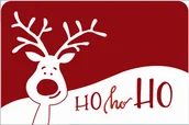 Wycieraczki - Wycieraczka Świąteczna Hohoho 8X350X580 Czerwona - miniaturka - grafika 1