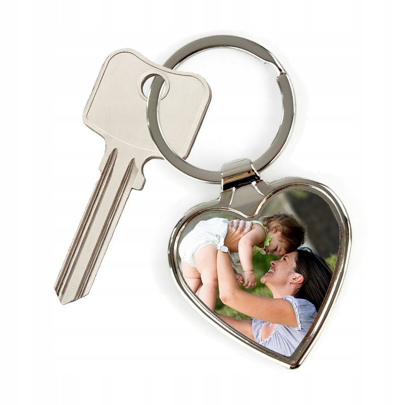 BRELOK DO KLUCZY DLA MAMY NA DZIEŃ MATKI Z TWOIM WŁASNYM NADRUKIEM FOTO