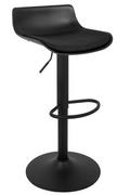 Taborety i hokery - King Home Krzesło barowe SNAP BAR TAP regulowane czarne KH.43035 - miniaturka - grafika 1