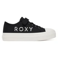 Buty dla dziewczynek - ROXY 24KC1003 Czarny - miniaturka - grafika 1