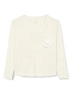 Koszulki i topy damskie - Triumph Women's Climate Aloe TOP LSL górna część piżamowa, jasny beż, 38 - miniaturka - grafika 1