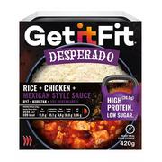 Szybkie dania obiadowe - Ryż z kurczakiem i sosem meksykańskim 420 g GetitFit M00-4B1D-4122B - miniaturka - grafika 1