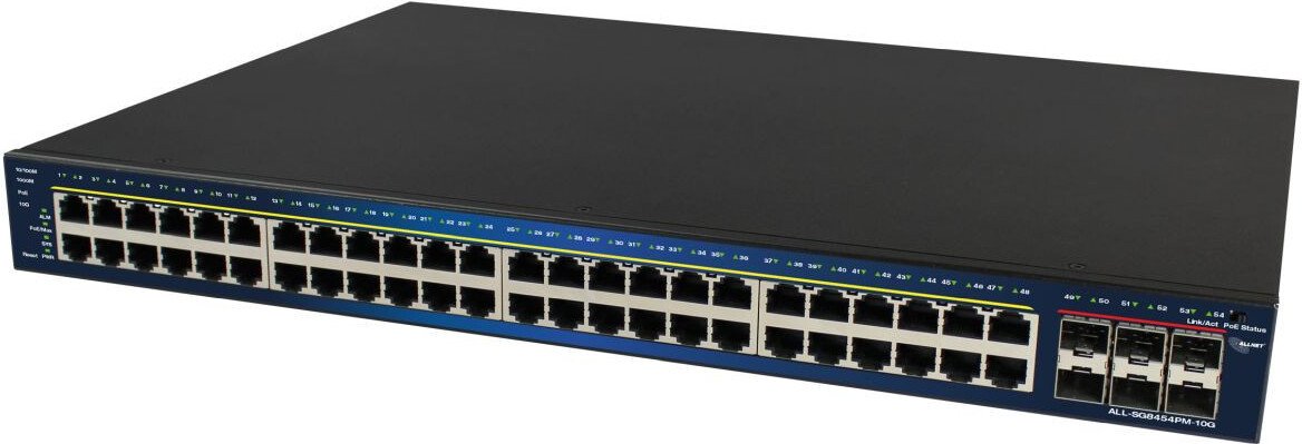 48+6P Allnet ALL-SG8454PM-10G POE M