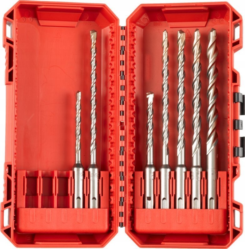 Milwaukee Wiertło SDS PLUS M2 DRILL SET. 7pcs /5-6-8x110mm - 6-8-10-12x160mm/
