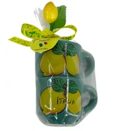 Filiżanki - 2x FILIŻANKA ESPRESSO Niebieska 50ml Cytryny Prezent Włochy - miniaturka - grafika 1