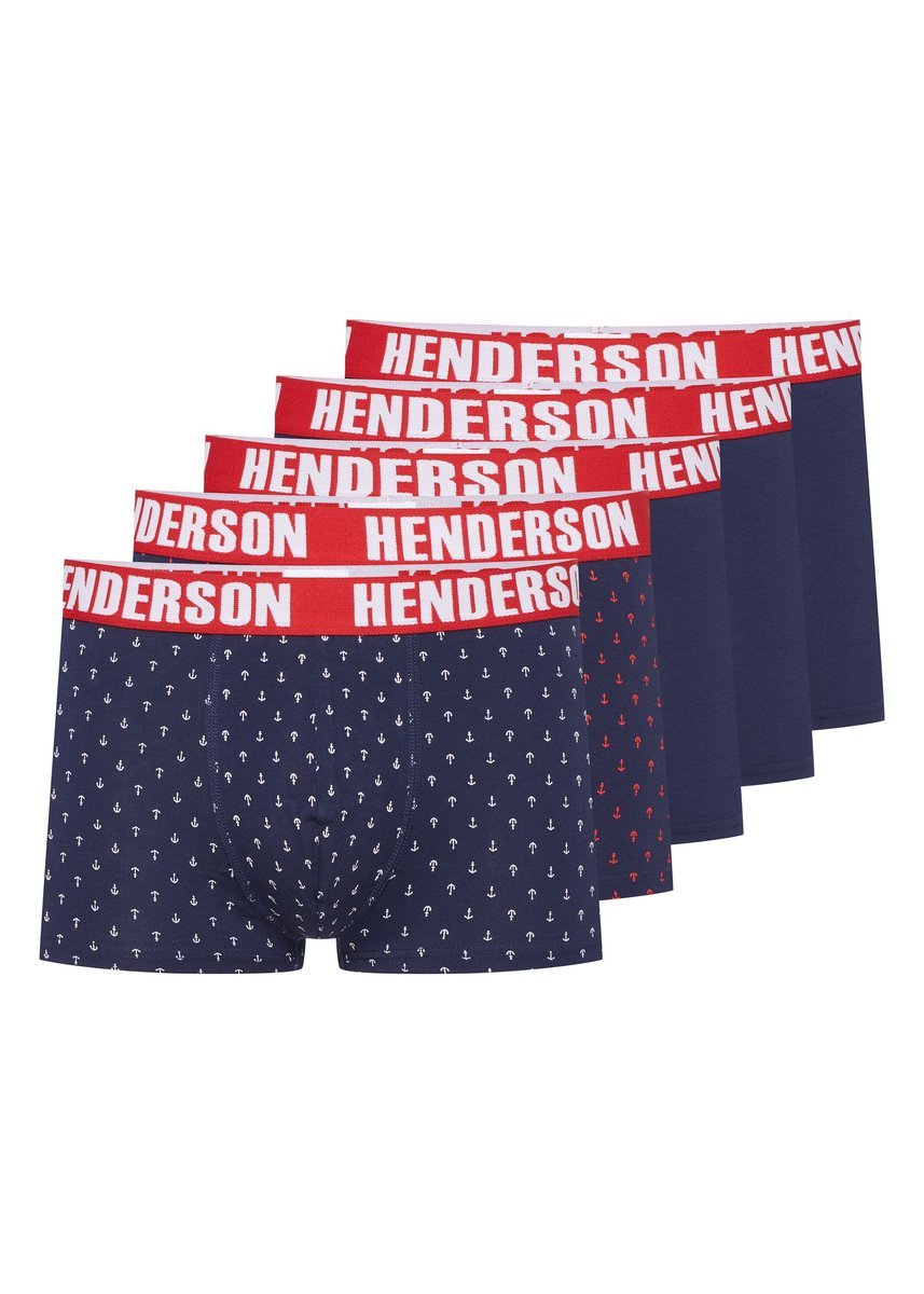 Bokserki Ohio Henderson 5-pakgranatowy, czerwony 3XL