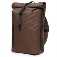 Torby na laptopy - Plecak Miejski Wodoodporny Rolltop Na Laptopa 15'' Brązowy PUCCINI PM9030-2 - miniaturka - grafika 1
