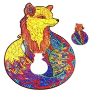 Puzzle - Drewniane Puzzle Magiczny lis 222szt. - miniaturka - grafika 1