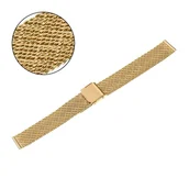 Akcesoria do zegarków - Siatka mesh Pacific MS 06R-30 - 14 mm kolor złoty - miniaturka - grafika 1