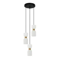 Lampy sufitowe - Lampa wisząca Monza PND-57602-3-BK+BRO - Italux - miniaturka - grafika 1
