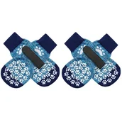 Skarpetki dla dzieci - EXPAWLORER Skarpety dla psów z uchwytami – dwustronne antypoślizgowe skarpety dla psów na podłogi z twardego drewna, zatrzymaj lizanie rannych łap, regulowane skarpetki z dodatkową przyczepnością dla - miniaturka - grafika 1