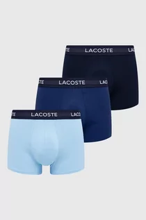 Majtki męskie - Lacoste Bokserki (3-pack) 5H9623 męskie kolor niebieski - grafika 1