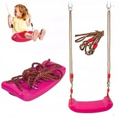 Place zabaw - OGRODOWA HUŚTAWKA DESKA SOLIDNE SIEDZISKO BUJANE - miniaturka - grafika 1