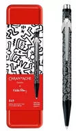 Długopisy - Długopis CARAN D''ACHE 849, Keith Haring, w pudełku, czarny - miniaturka - grafika 1