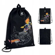 Worki na buty - Worek na buty szkolny dla chłopców czarny HOT WHEELS SKATE Kite - miniaturka - grafika 1