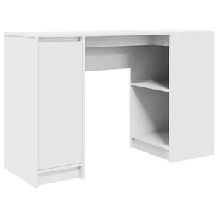 vidaXL Biurko Białe 120x42x76 cm Drewno klejone - Biurka - miniaturka - grafika 1