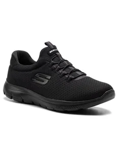 SKECHERS Sneakersy Summits 12980/BBK Czarny - Sneakersy damskie - miniaturka - grafika 1