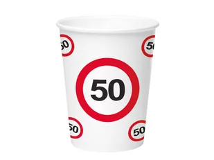 FOL Kubeczki Znak zakazu 50tka 350 ml 8 szt F62750 - Naczynia i sztućce jednorazowe - miniaturka - grafika 2
